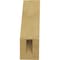 Ekena Millwork 3-inch W x 6-inch D x 10-inch H Traditional Rough Cedar Woodgrain TimberThane Knee Brace, Primed BRCUR03X06X10TRARCPR - alternate 6